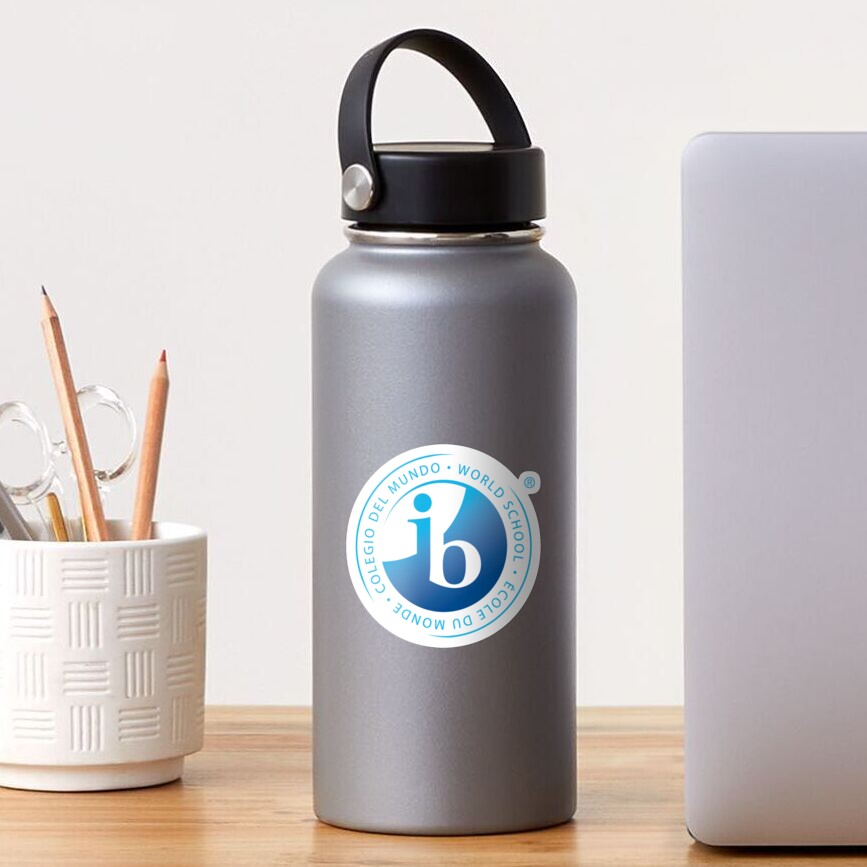 "International Baccalaureate logo" Sticker by rileygen Redbubble