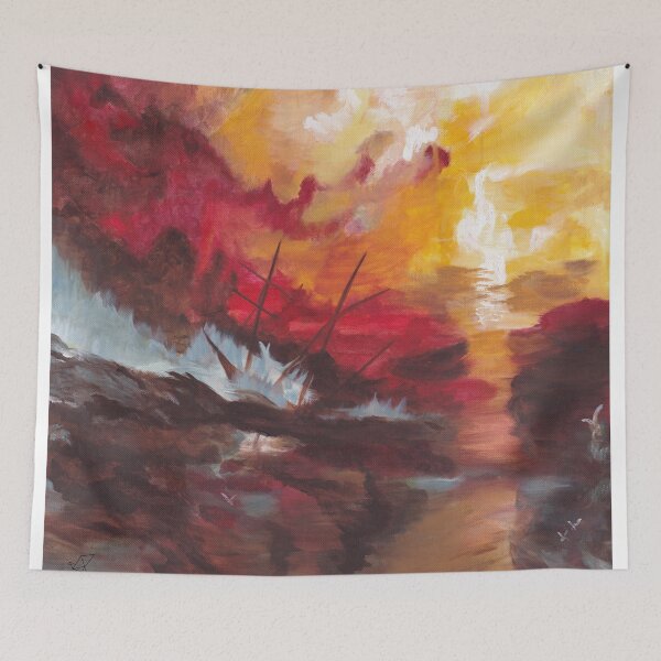 Item preview, firey night painting designed and sold by mmccandle.