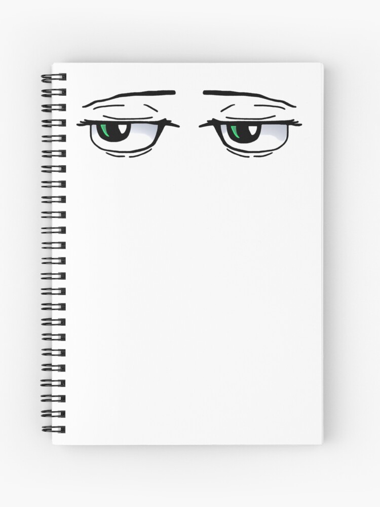 Cuaderno de espiral «Anime molesto ojos» de DrawingStraws | Redbubble