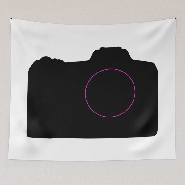 Item preview, SLR CAMERA WITH A PINK LENS RING designed and sold by stevespencetv.