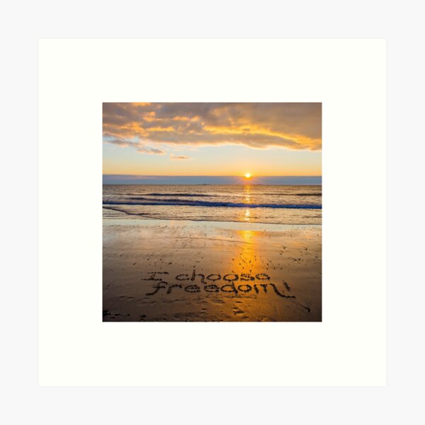 I Choose Freedom Art Print
