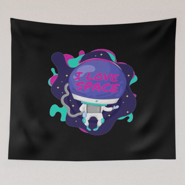 Item preview, i love space design - astronaut desiogn  designed and sold by kedesign1.