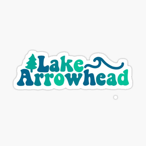 "Lake Arrowhead, California " Sticker by ashlynpease Redbubble