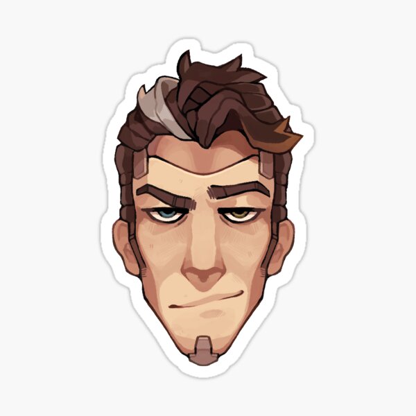 Item preview, Borderlands Handsome Jack symmetrical Sticker designed and sold by Scarsji.