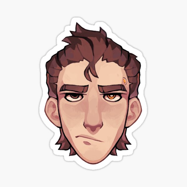 Item preview, Borderlands Rhys Strongfork symmetrical Sticker designed and sold by Scarsji.