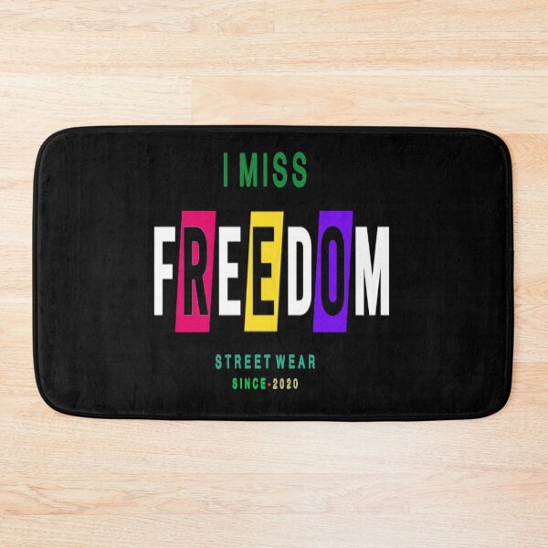 Item preview, I MISS FREEDOM - STREET WEAR SINCE - 2020 designed and sold by kedesign1.