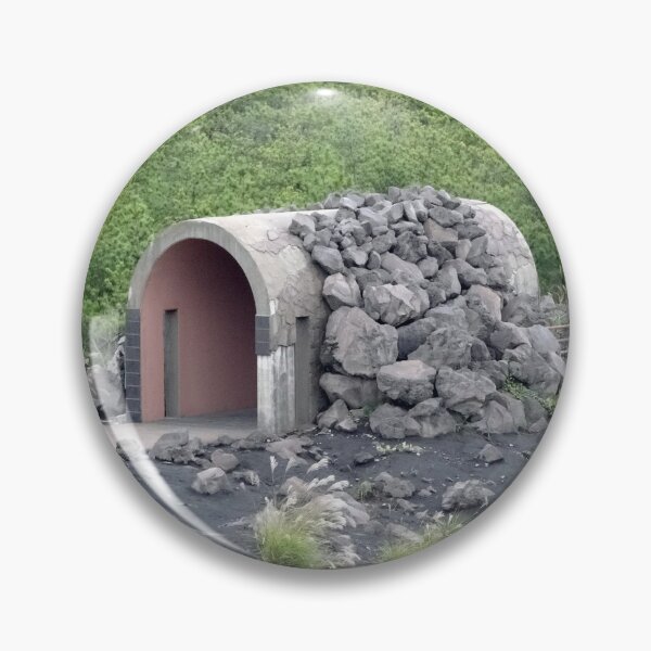 Item preview, Volcanic rocks on an eruption shelter in Japan designed and sold by cuisinecat2.