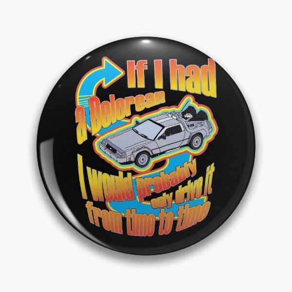 Artikelvorschau, Delorean Zeitreise Einzeiler entworfen und verkauft von therealsadpanda.