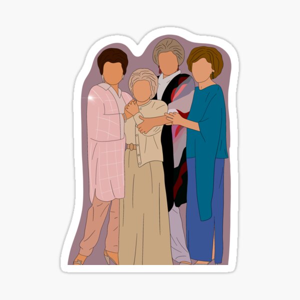 Golden Girls cast Sticker