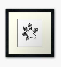 Gecko foot Framed Print