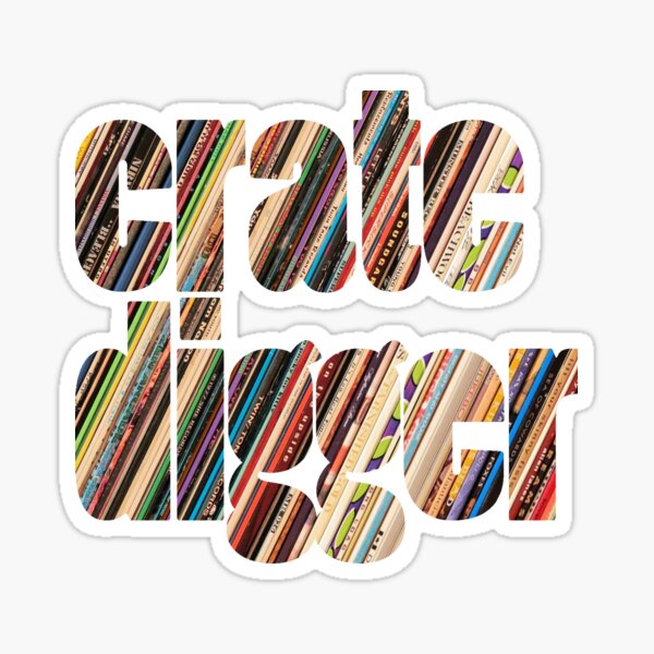 Item preview, Crate Digger Vinyl Records designed and sold by Iheartrecords.
