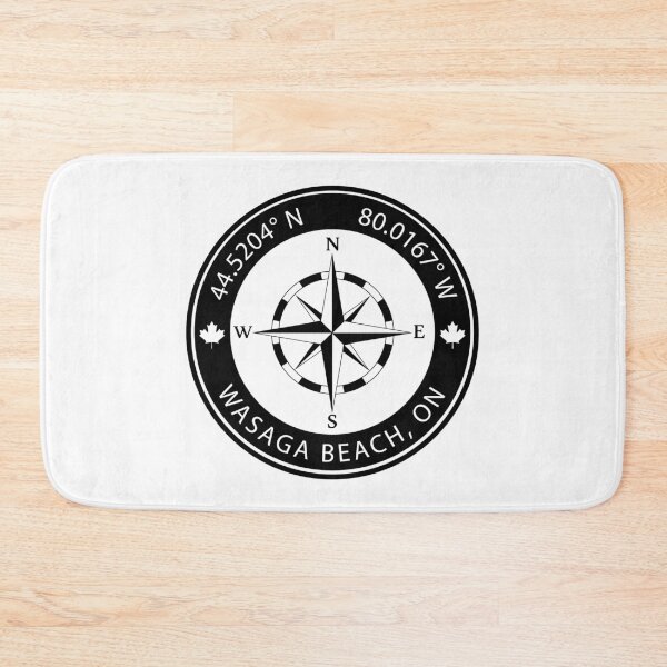 Item preview, Wasaga Beach, Ontario Geographical Coordinates designed and sold by TeeOhGraphics.