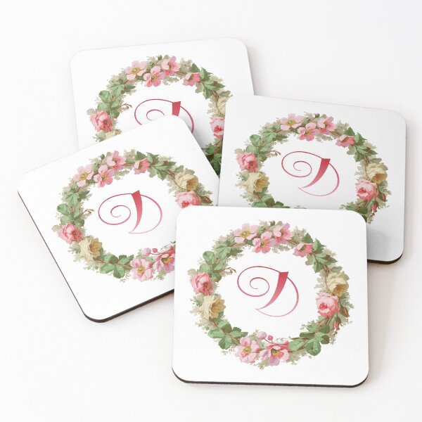 Item preview, Apple Blossom Time Monogram D designed and sold by Grafixmom.