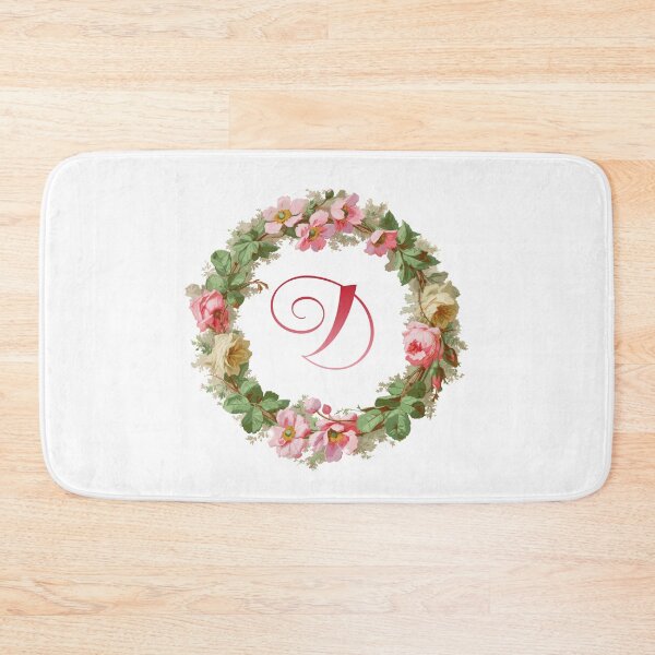 Item preview, Apple Blossom Time Monogram D designed and sold by Grafixmom.