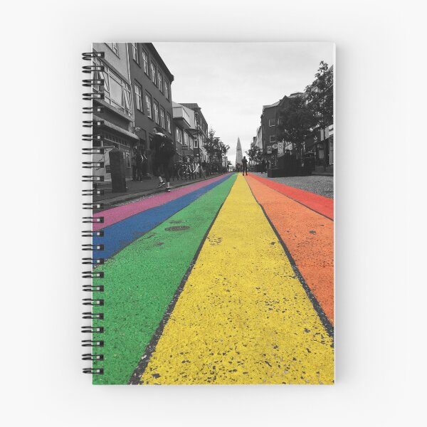 Item preview, Rainbow Street in Reykjavík designed and sold by ArtByAsh99.