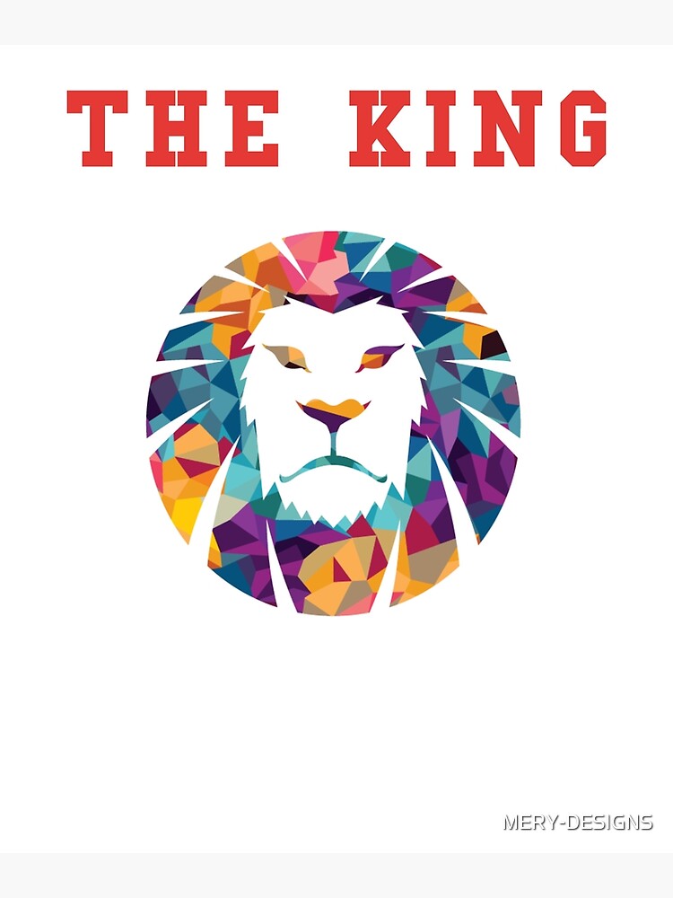 The Funny Lion king – Le roi lion Colorful Classic & Slim Fit T-Shirts,  muggs and stickers | Greeting Card