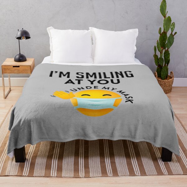 Item preview, I’m Smiling at You unde my mask designed and sold by graphicmeyou.