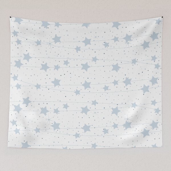 Item preview, Light blue stars designed and sold by OkihanaShop.
