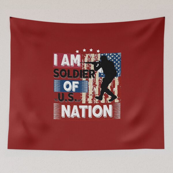 Item preview, I am a Soldier of US Nation Veterans Unique Graphic Design - July 4th - Best Father Day Gift Idea - Memorial Day  designed and sold by family1ststore.
