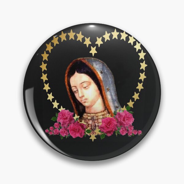 Item preview, Our Lady of Guadalupe Mexican Virgin Mary Mexico Tilma BLK designed and sold by hispanicworld.