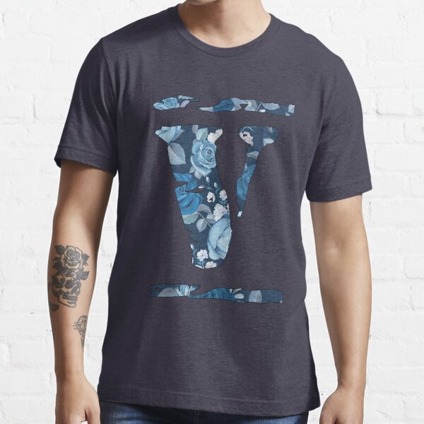 "Vlone Blue Flowers " Tshirt for Sale by l7rach2 Redbubble vlone t