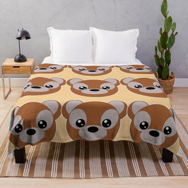 Item preview, Teddy bear pattern on a brown background. designed and sold by rodmendonca.