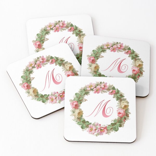 Item preview, Apple Blossom Time Monogram M designed and sold by Grafixmom.