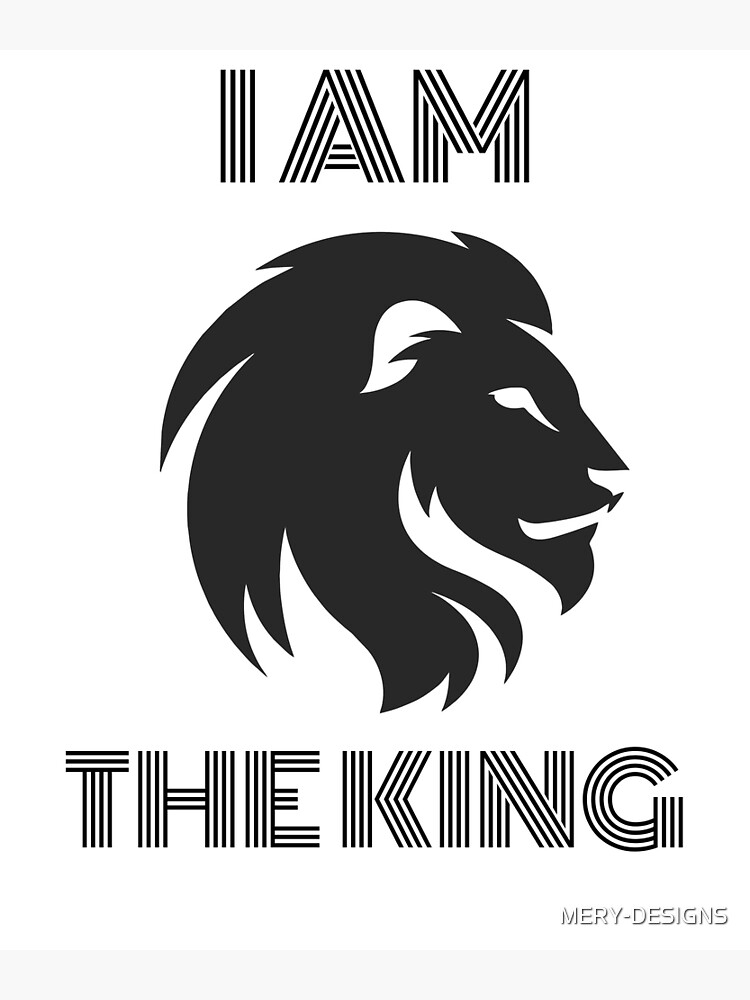The Funny Lion king – Le roi lion Colorful Classic & Slim Fit T-Shirts,  muggs and stickers | Greeting Card