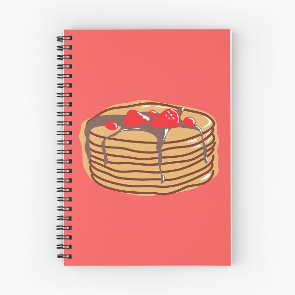 Item preview, Pancakes with syrup and strawberries - Drawing designed and sold by KarolinaPaz.