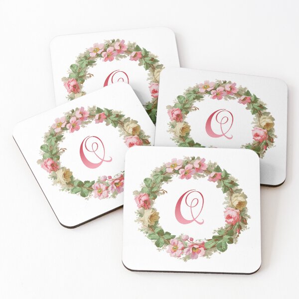 Item preview, Apple Blossom Time Monogram Q designed and sold by Grafixmom.