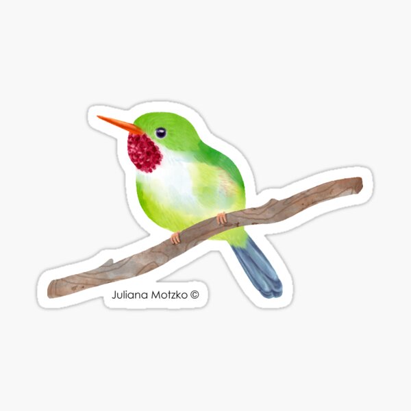 Jamaican Tody Bird Sticker