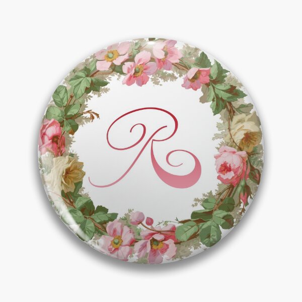 Item preview, Apple Blossom Time Monogram R designed and sold by Grafixmom.