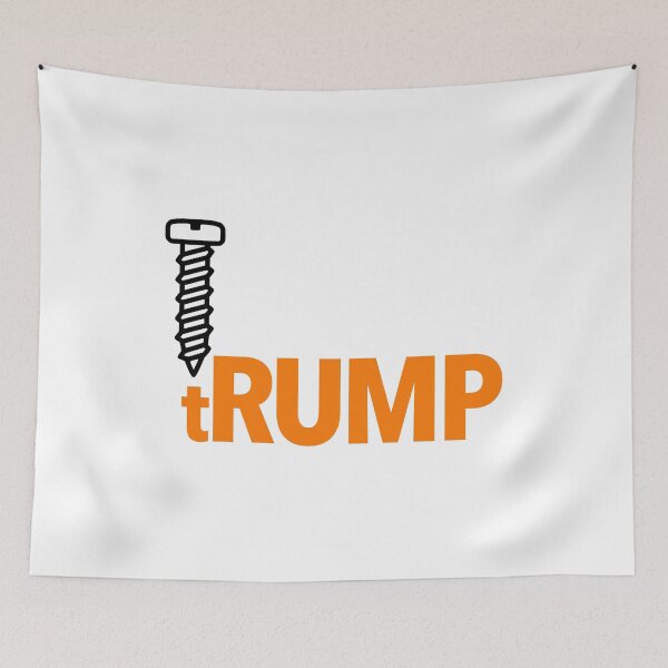 Item preview, Screw tRump (orange menace 2.0) designed and sold by Thelittlelord.
