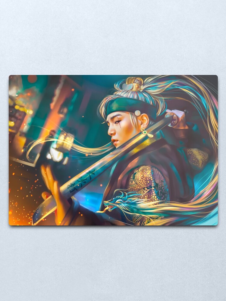 Alternate view of Agust D Daechwita Metal Print