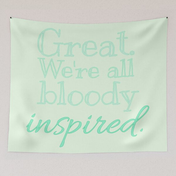 Item preview, Great We're All Bloody Inspired Drawing designed and sold by lovebubbles5.