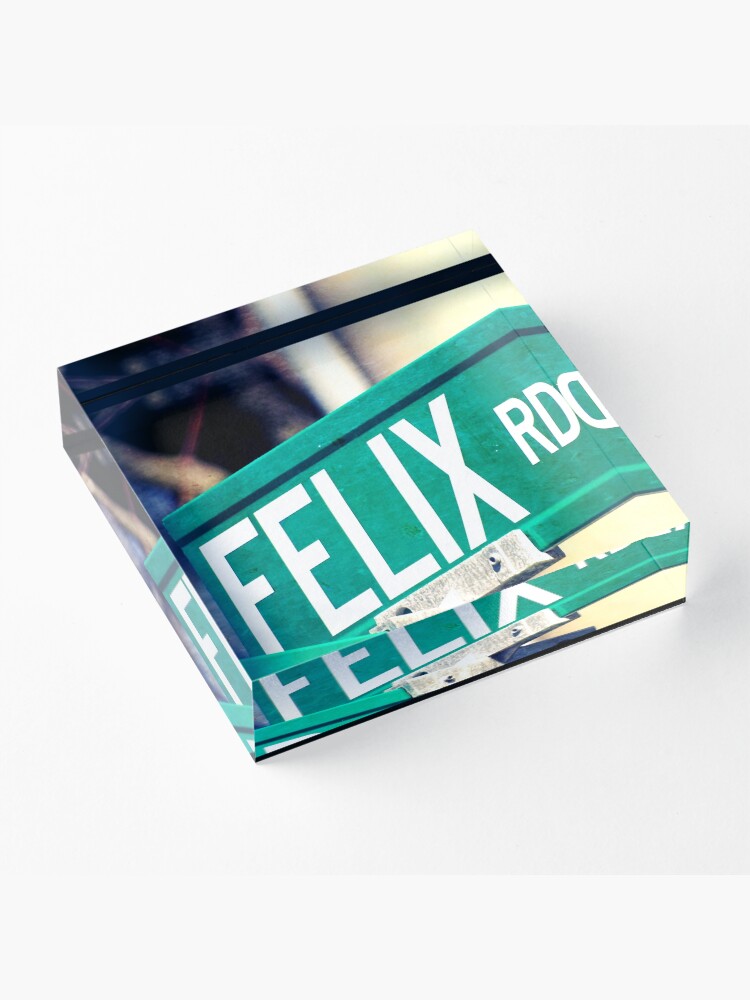 Alternate view of Felix, A gift for Felix Acrylic Block