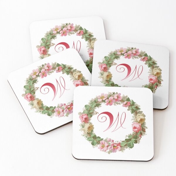 Item preview, Apple Blossom Time Monogram W designed and sold by Grafixmom.