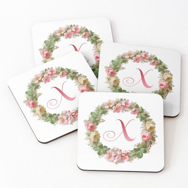 Item preview, Apple Blossom Time Monogram X designed and sold by Grafixmom.
