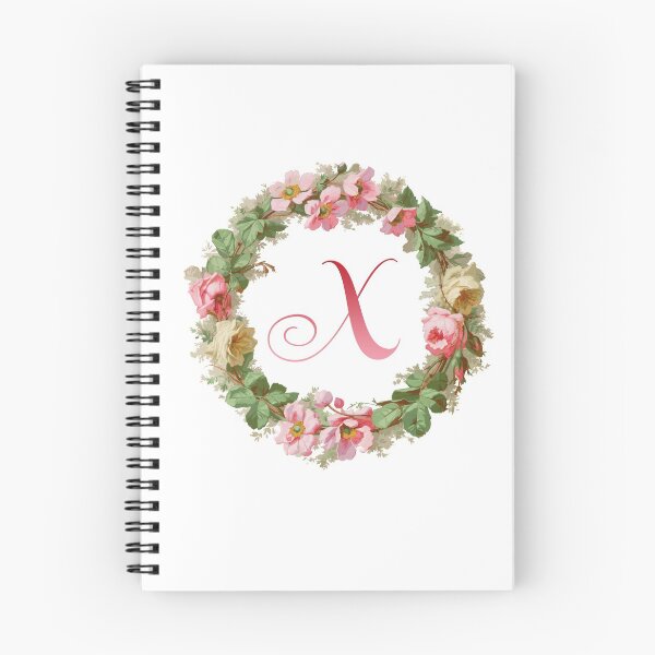 Item preview, Apple Blossom Time Monogram X designed and sold by Grafixmom.