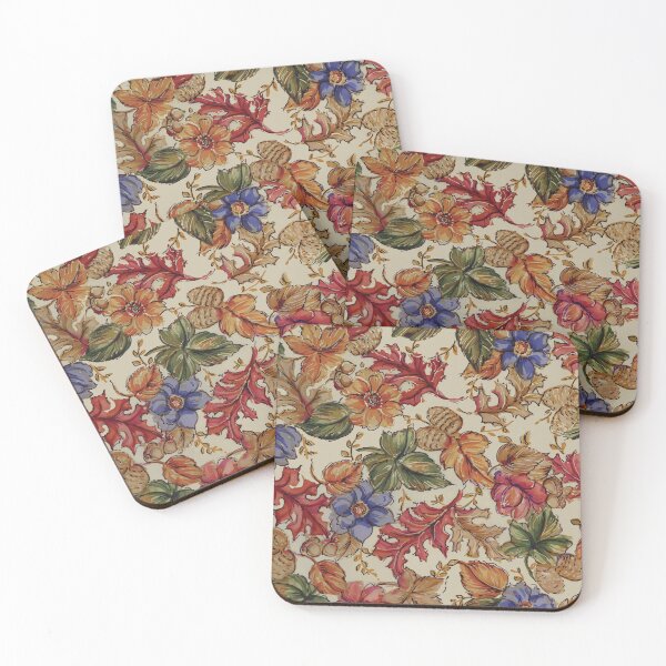 Item preview, Retro Fall Leaves designed and sold by Leslie Rogers Todder.