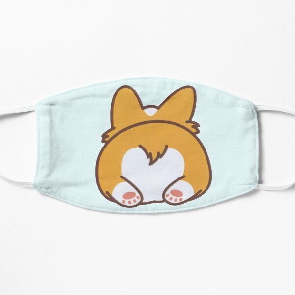 Cute Corgi sticker-Face mask Mask