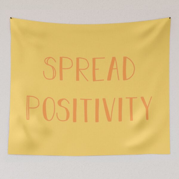 Item preview, Spread Positivity Aesthetic Typography  designed and sold by Freshfroot.