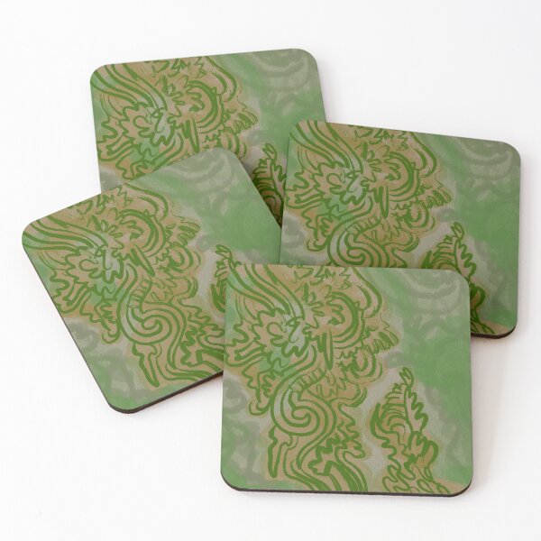 Item preview, Greenish Abstract  designed and sold by TheSaltedSlug.