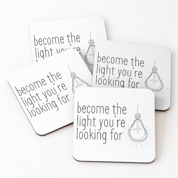 Item preview, become the light you're looking for designed and sold by agrlandherfeels.