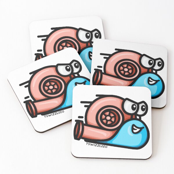 Item preview, Turbo Snail - Classic (Coral & Blue) designed and sold by TswizzleEG.