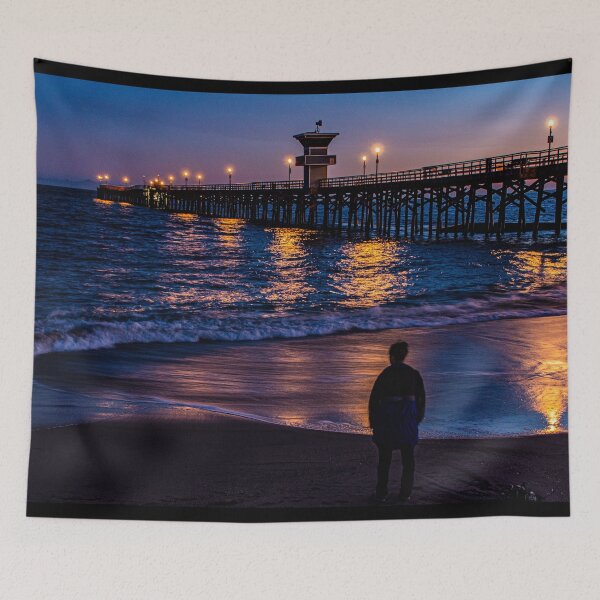 Item preview, "Seal Beach Pier at Sunset" Image by Rich AMeN Gill designed and sold by RichAMeNGill.