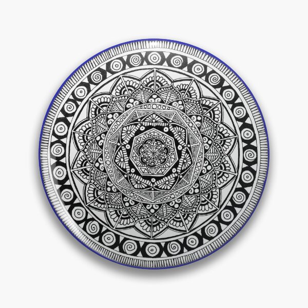 Item preview, Hand drawn mandala - Eliza designed and sold by Augras-art.