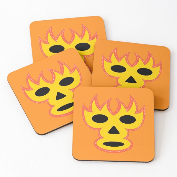 Item preview, Orange and Yellow Luchador designed and sold by Francielandia.