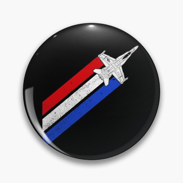 Artikelvorschau, F18 Hornet Airplane Schema Vintage Contrails USA Flag Gear entworfen und verkauft von DynamicDesign.