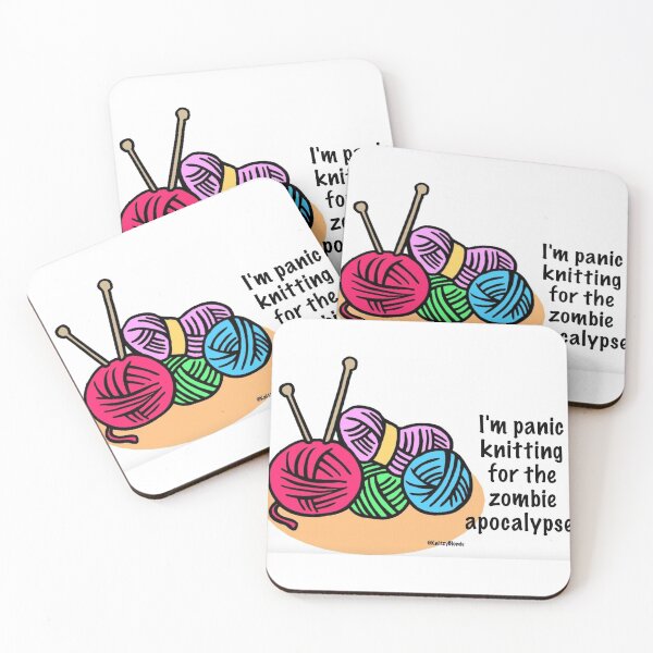 Item preview, Panic knitting for the zombie apocalypse designed and sold by KnitzyBlonde.
